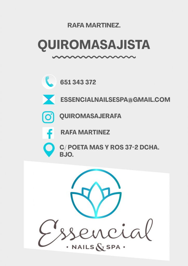 Essencial nails & spa . Rafa Martinez