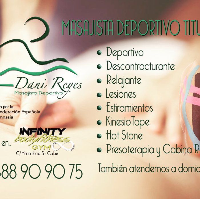 Dani Reyes Masajista Deportivo